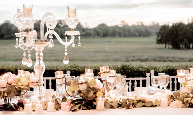 exterior bodas decoración