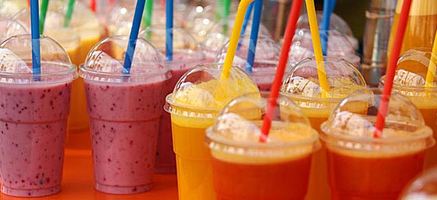 barras licuados jugos