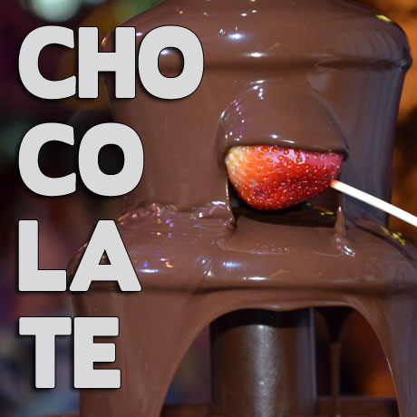 fuente de chocolate-candy bar